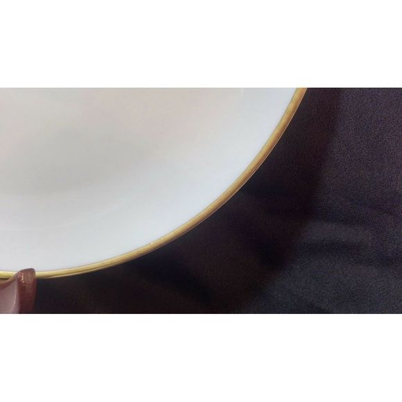 1 Lefton Simplicity 1931. White Gold Dinner Plate - Picture 7 of 8